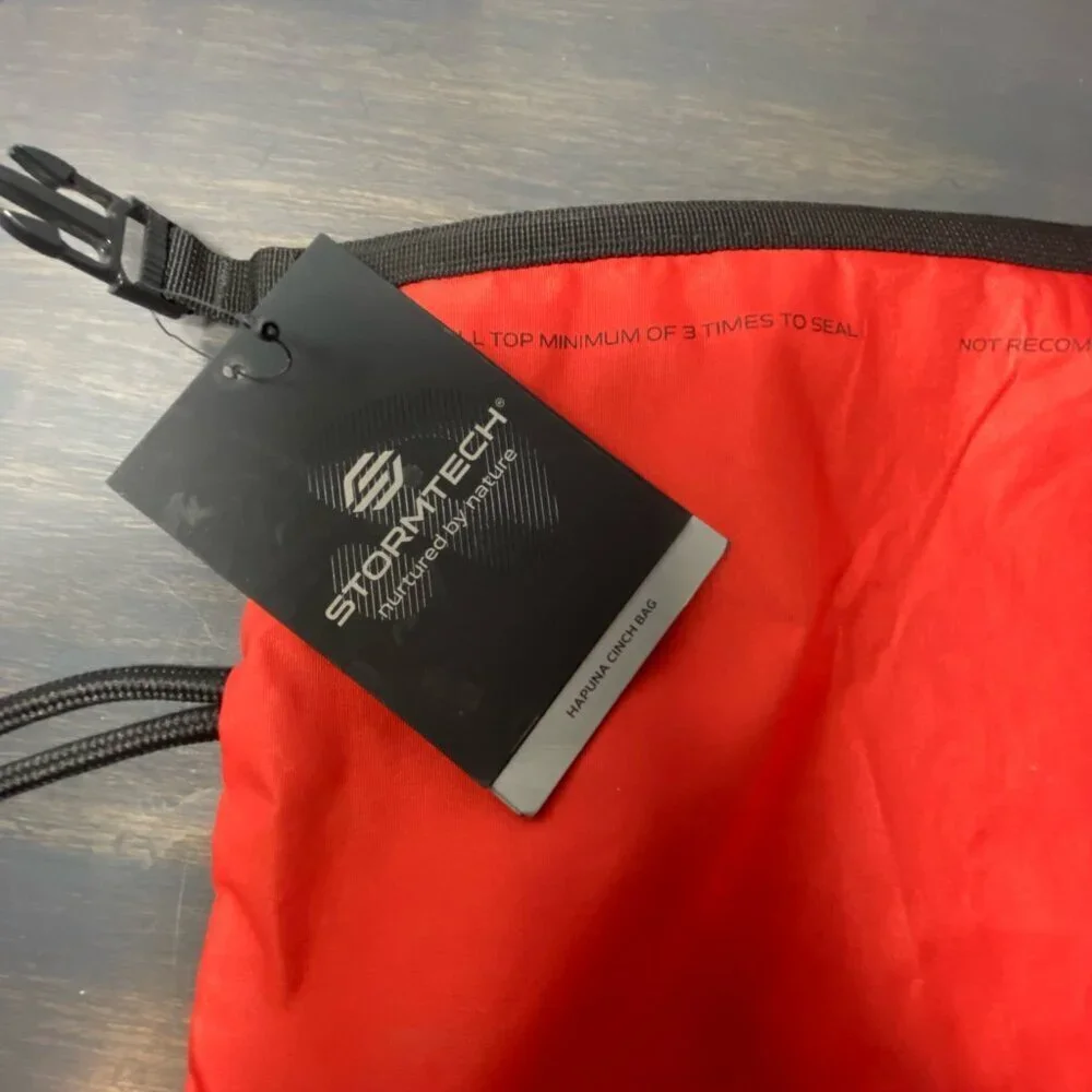 Audi x Stormtech Haruna Cinch Bag – Red/Black – NWT